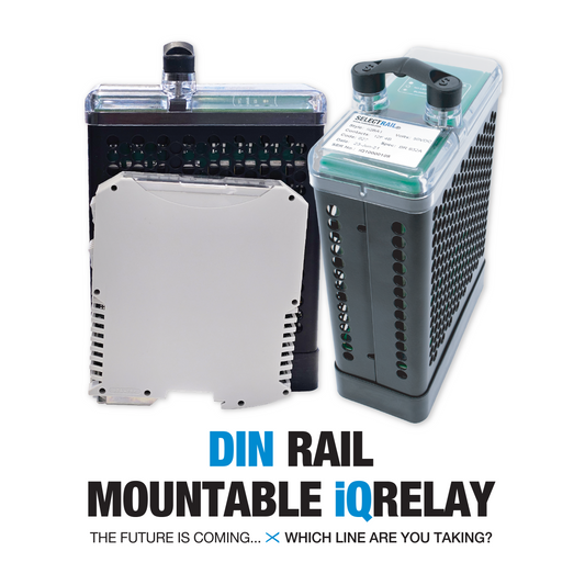 DIN RAIL MOUNTABLE iQRELAY: Solid State, 75% Less Vol. iQ-Relay (iQPR2)
