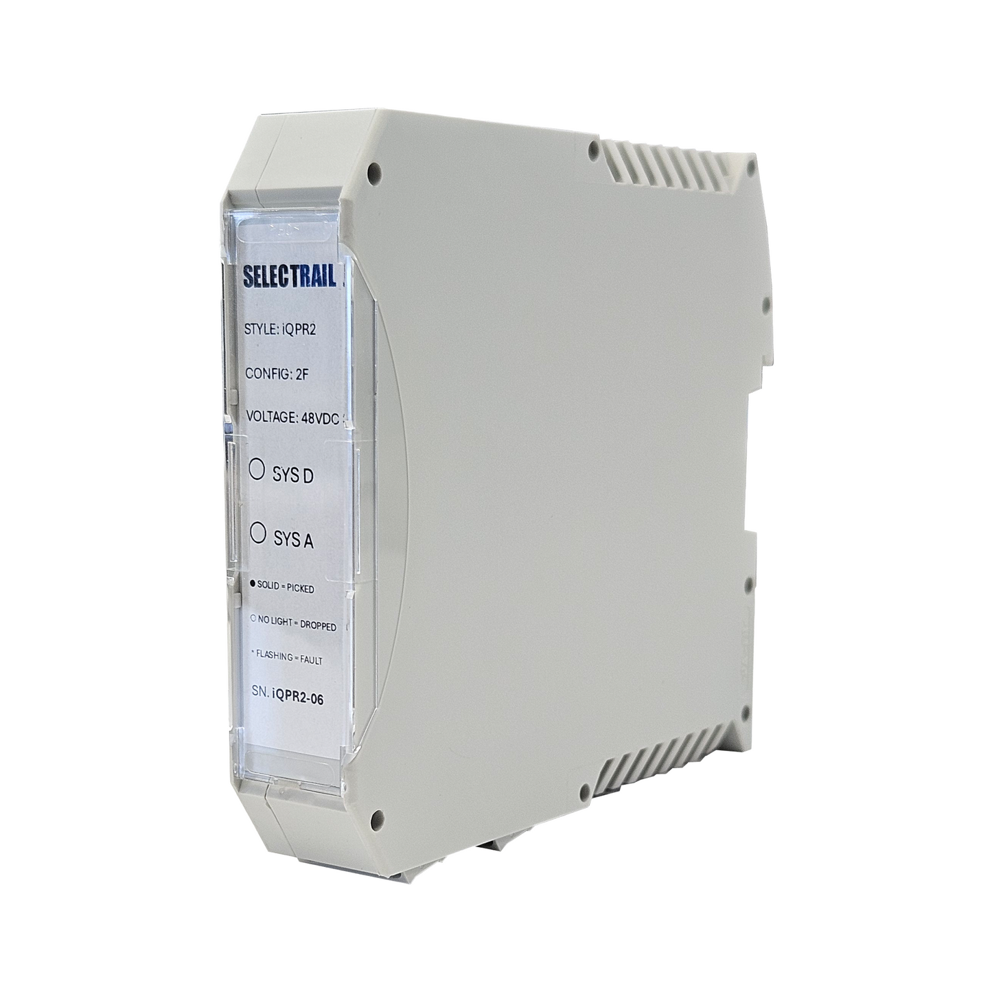 DIN RAIL MOUNTABLE iQRELAY: Solid State, 75% Less Vol. iQ-Relay (iQPR2)