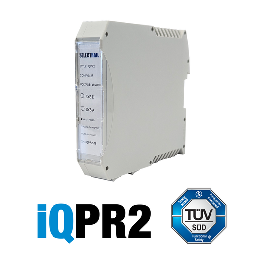 DIN-RAIL MOUNTABLE iQ RELAY: SIL4, Solid State, 75% Less Vol. iQ Relay (iQPR2)